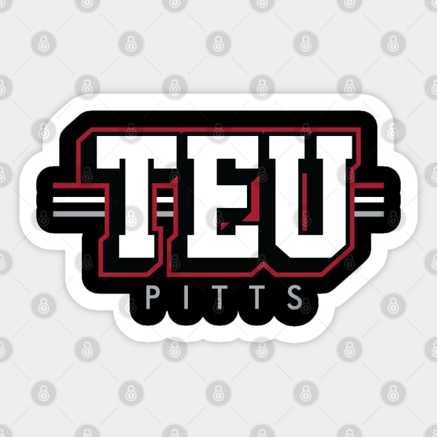 Tight End University - TEU - Kyle Pitts - Atlanta Falcons Sticker by nicklower